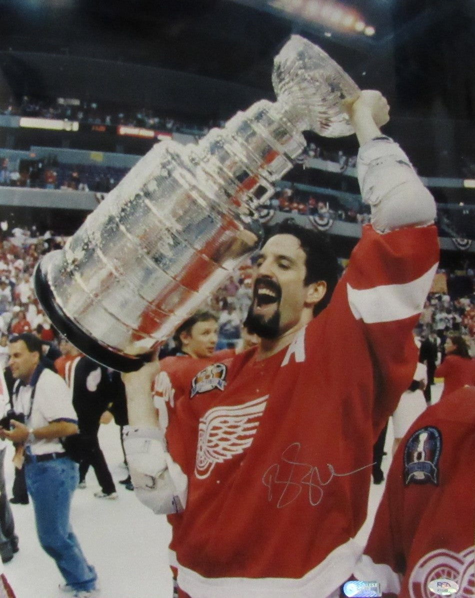 Brendan Shanahan Signed/Autographed 16x20 Photo Red Wings PSA/DNA 192335