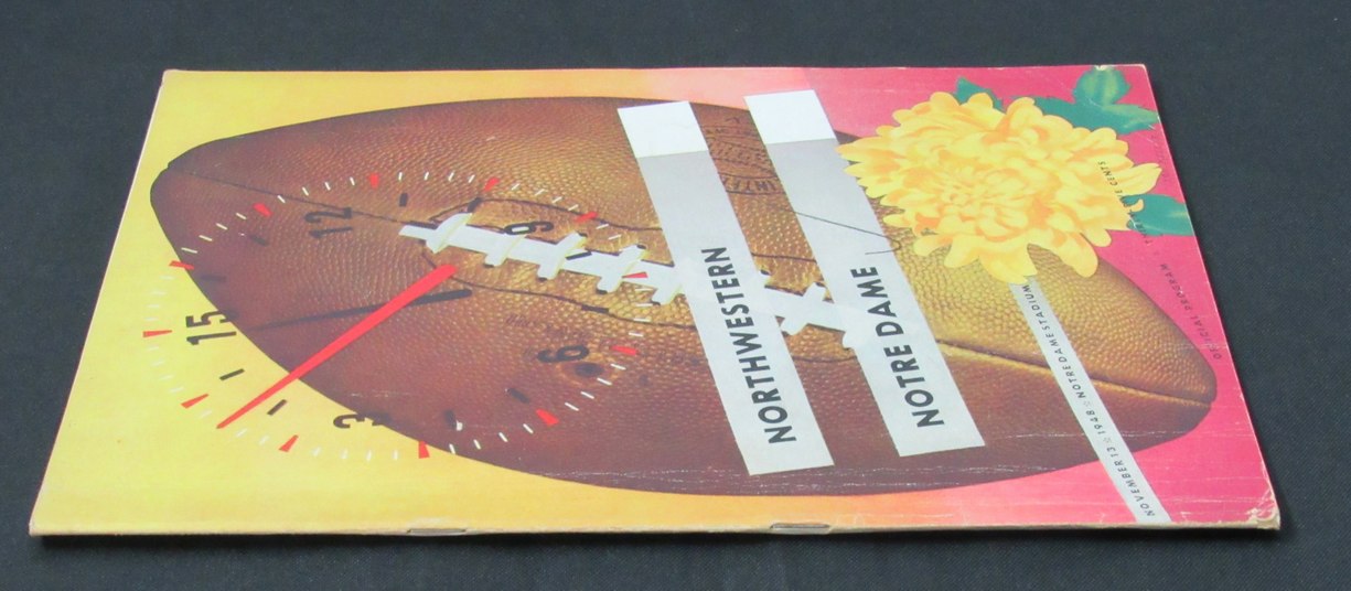 11/13/1948 Northwestern vs. Notre Dame Program 185897