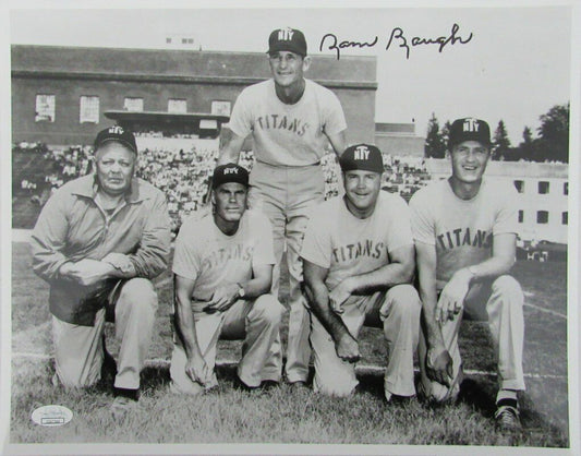 Sammy Baugh New York Titans Signed/Autographed 11x14 B/W Photo JSA 142672