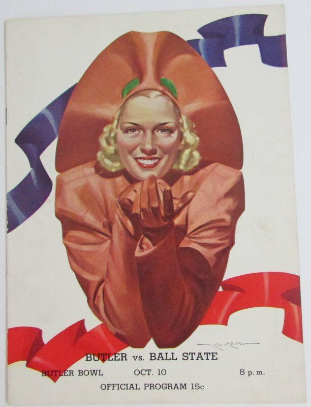 1941 Butler vs. Ball State College Football Program 139014