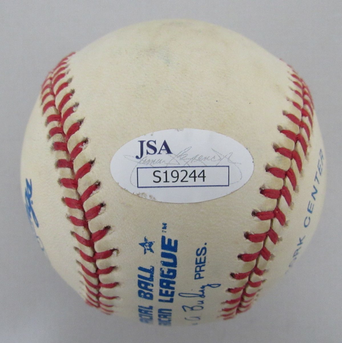 Don Larsen Signed/Inscribed OAL Baseball New York Yankees JSA 192163