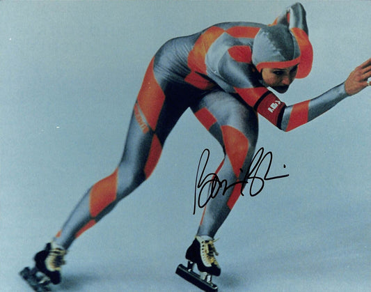 Bonnie Blair US 5X Olympic Gold Medalist Signed 8x10 Photo 180403