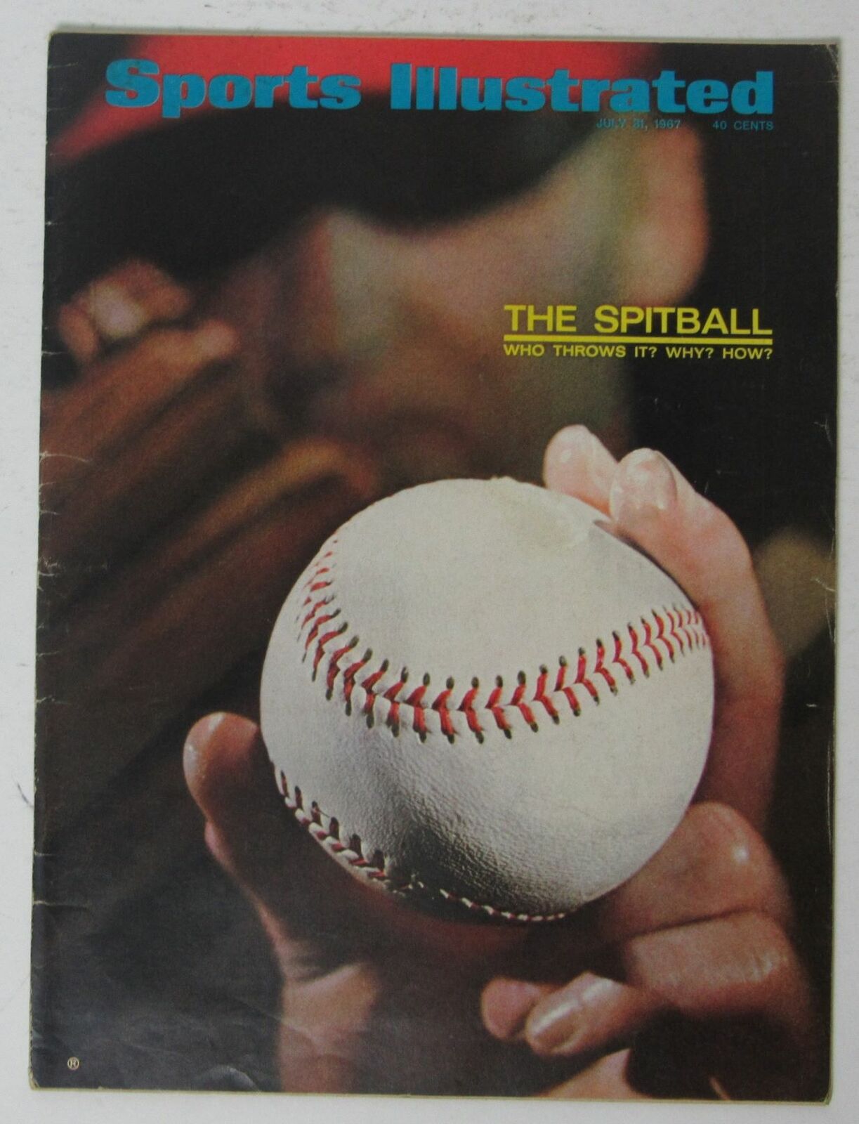 Baseball- The Spitball 1967 Sports Illustrated 7/31/67 NO LABEL 144599