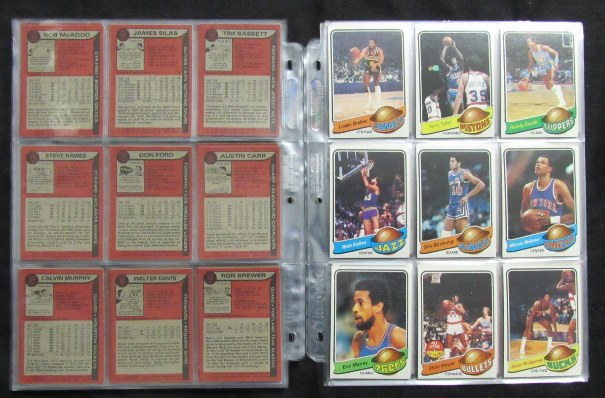 1979-80 TOPPS Basketball Complete Set (132) Erving Maravich Abdul-Jabbar 190308