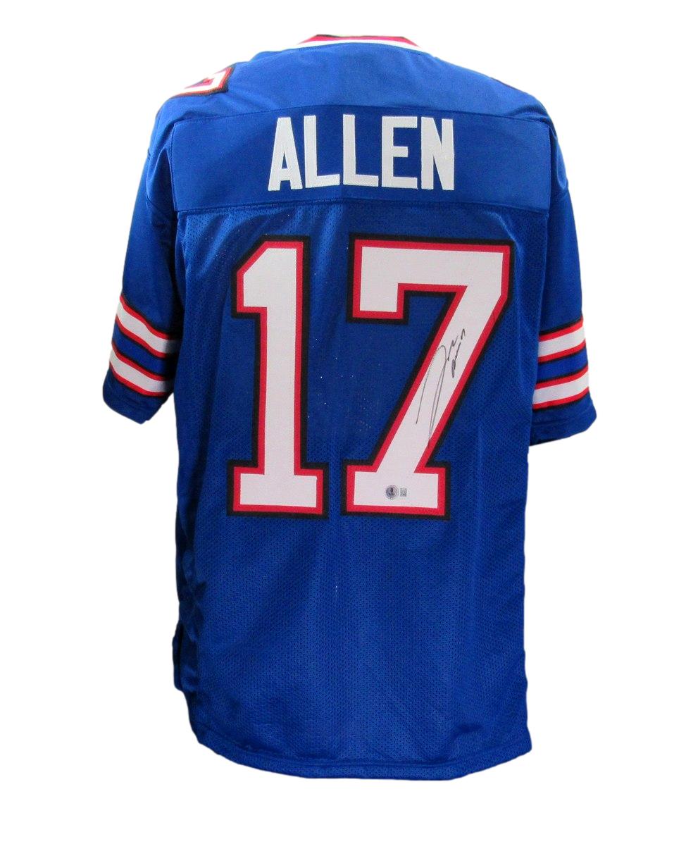 Josh Allen Signed/Autographed Custom Bills Jersey Beckett 150016