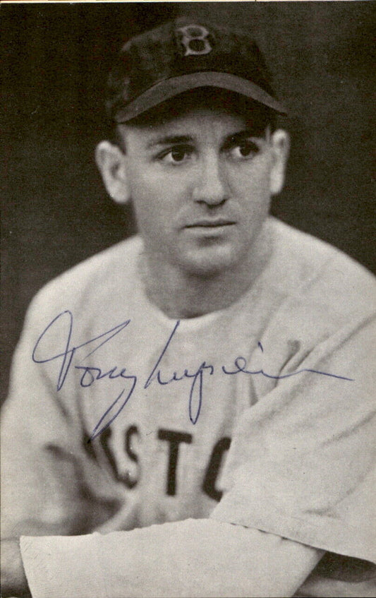 Tony Lupien Red Sox d. 2004 Signed/Autographed 3x5  Photo 178580