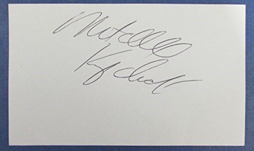 Mitch Kupchak Lakers Autographed/Signed 3x5 Index Card 126765