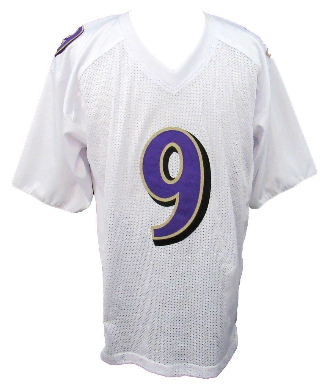 Justin Tucker Signed/Autographed Ravens White Custom Jersey Beckett 164217