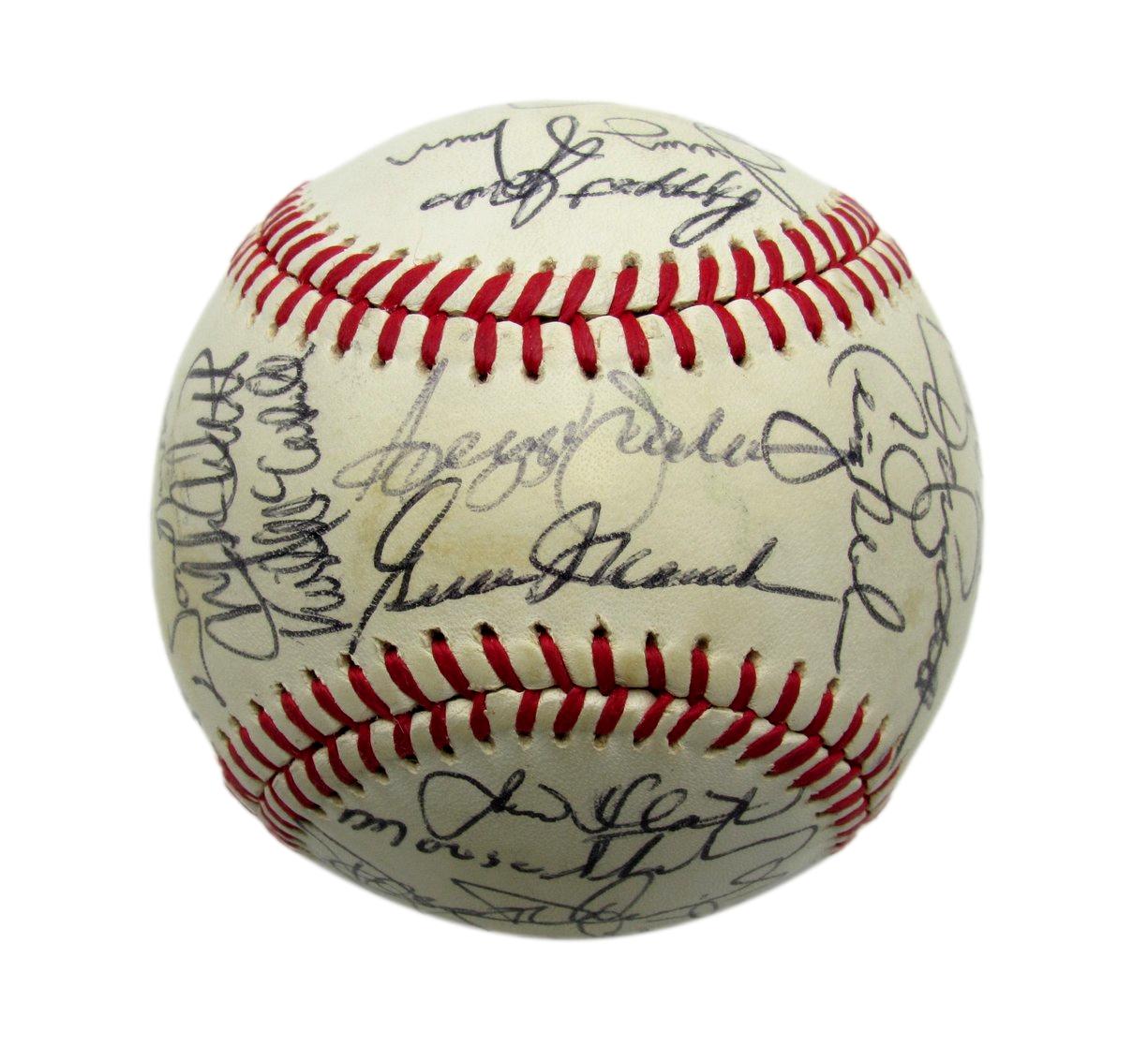 1985 California Angels Team Autographed by 29 OAL Baseball Jackson (HOF) 182801