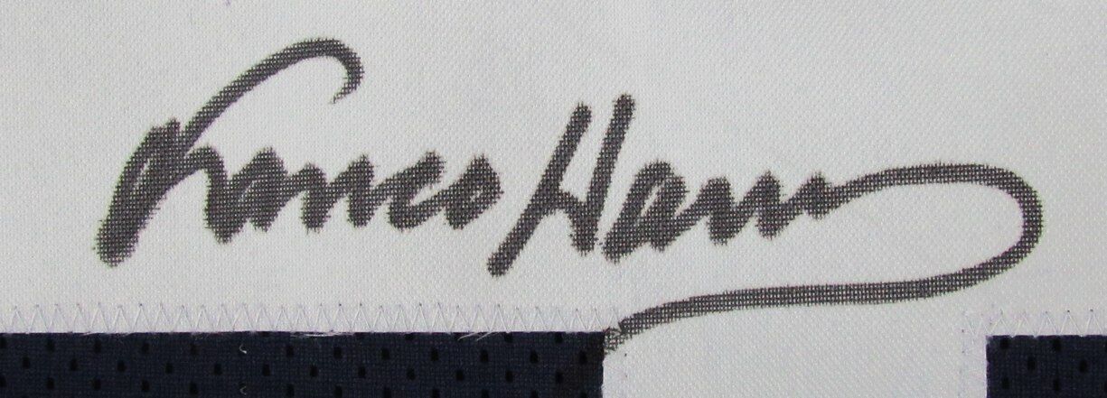 Franco Harris HOF Autographed Custom Football Jersey Penn State JSA 179739