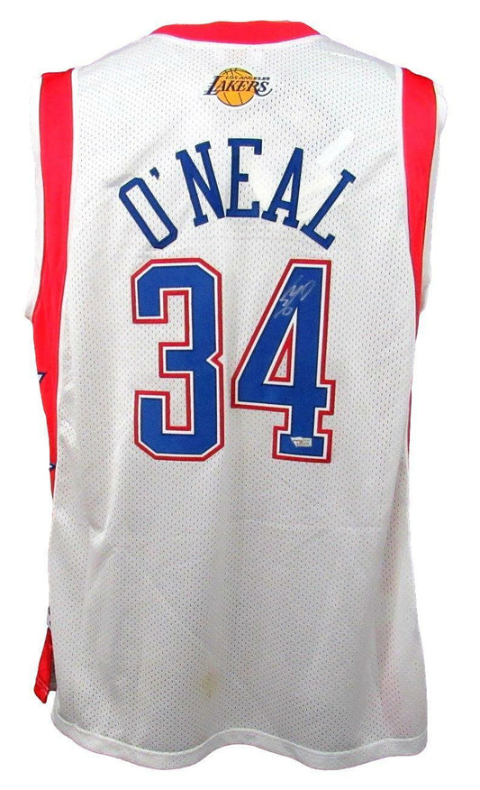 Shaquille O'Neal HOF Signed NBA West All-Star Mitchell Jersey Fanatics 163534