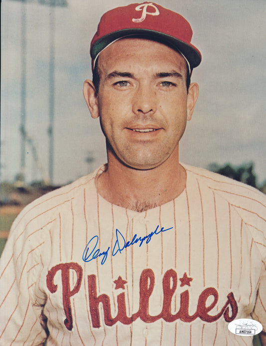 Clay Dalrymple Autographed 8x10 Photo Philadelphia Phillies JSA 181937