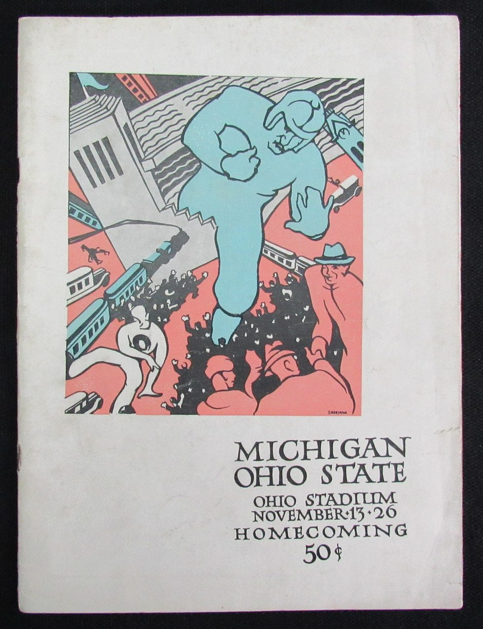 1926 Michigan vs. Ohio State The Game Program 187632