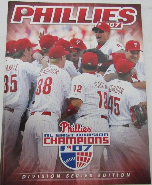 2007 Philadelphia Phillies Division Playoff Gameday Magazine 130071