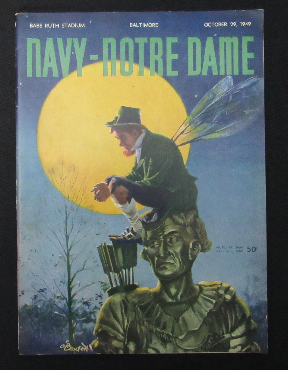 10/2/1949 Navy vs. Notre Dame College Program 185939