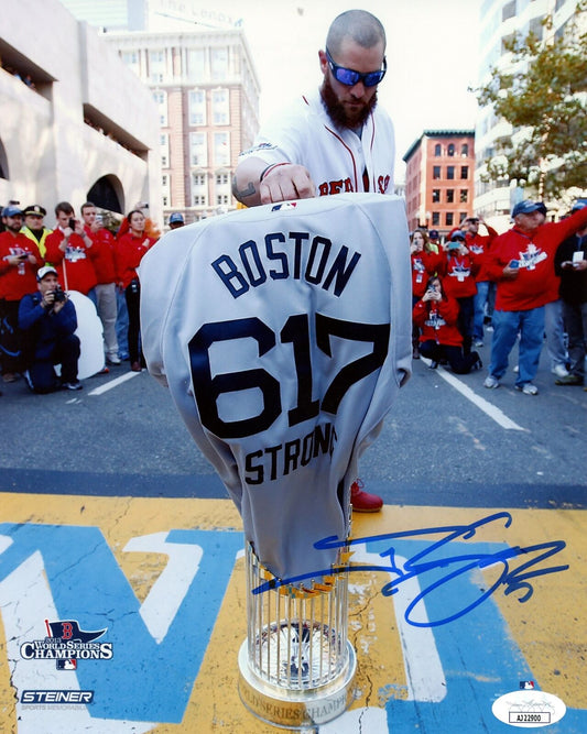 Jonny Gomes Autographed 8x10 Photo Boston Red Sox JSA 177848