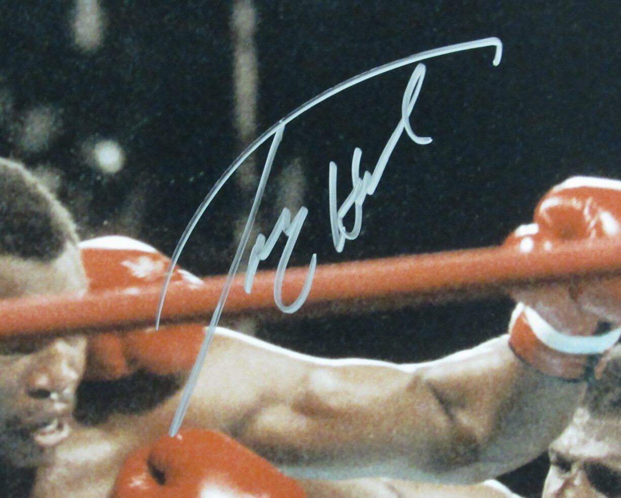 Larry Holmes/Michael Spinks Boxers Dual-Signed/Auto 16x20 Photo JSA 161830