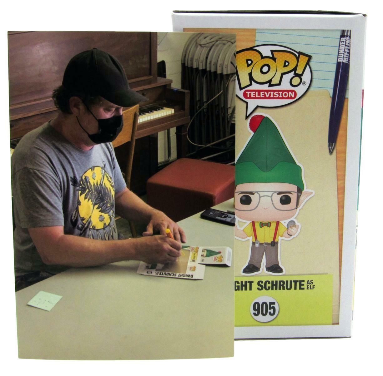 Rainn Wilson Signed Dwight Schrute The Office Funko Pop 905 PSA/DNA  ITP 160481