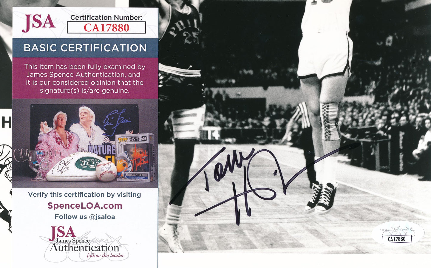 Tom Heinsohn HOF Signed/Autographed 8x10 Photo Boston Celtics JSA 192953