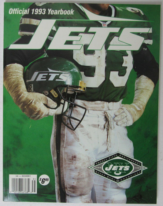 1993 New York Jets Official Yearbook 145089