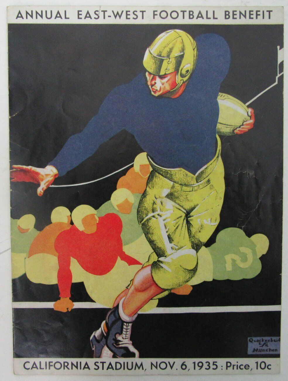 1935 Annual East-West Football Benefit Program @ Cal Stadium 11/6/35 153806