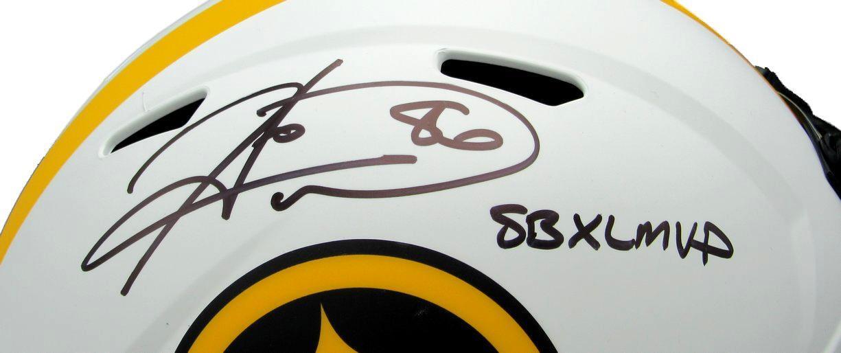 Hines Ward Signed/Inscr Steelers Lunar Eclipse Rep Full Size Helmet JSA 161910