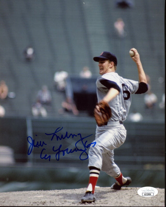 Jim Lonborg Autographed 8x10 Photo Boston Red Sox JSA 177843