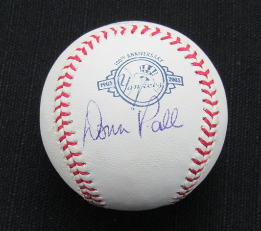 Donn Pall Signed/Auto Yankees 100th OML Baseball JSA  186799