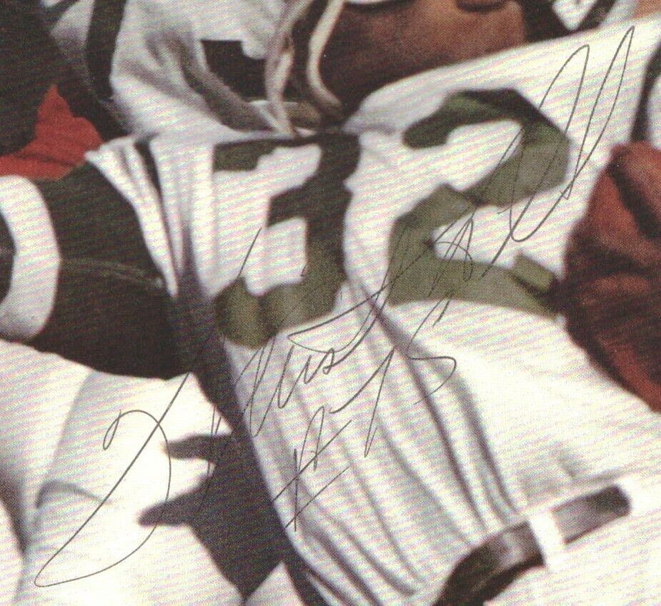 Winston Hill 2020 HOF New York Jets Signed 6x8 Magazine Photo 151752