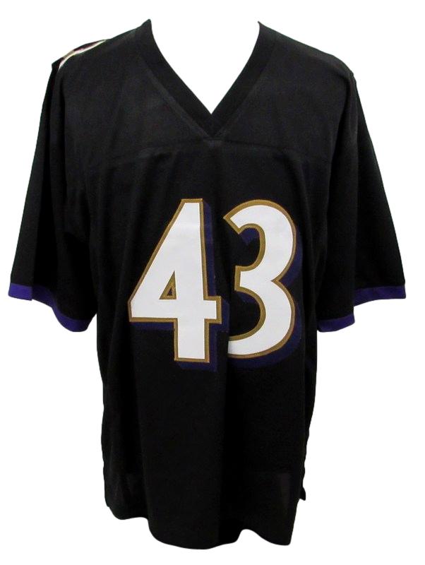 Justice Hill Signed Black Custom Football Jersey Ravens Beckett 186202