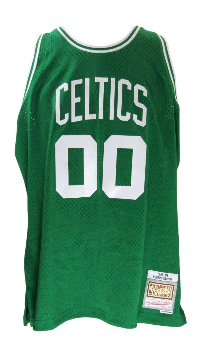 Robert Parish HOF Autographed Mitchell & Ness Jersey Celtics PSA/DNA 177076