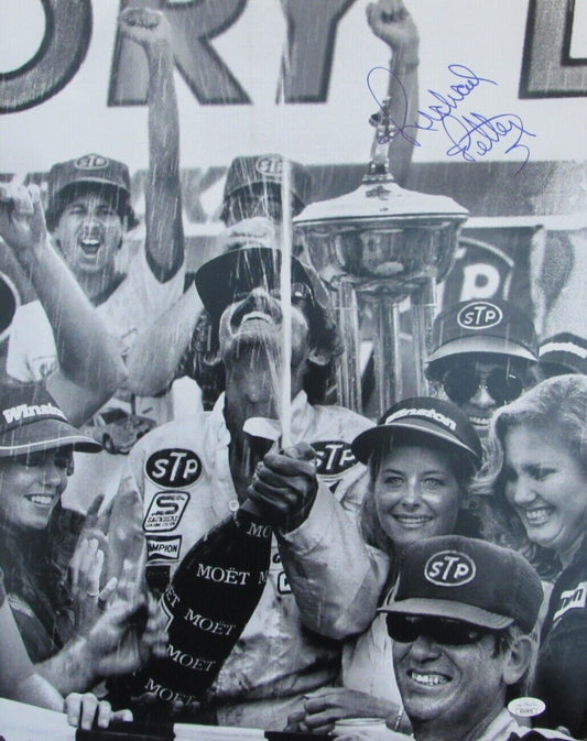 Richard Petty NASCAR Signed/Autographed 16x20 B/W Photo JSA 153211