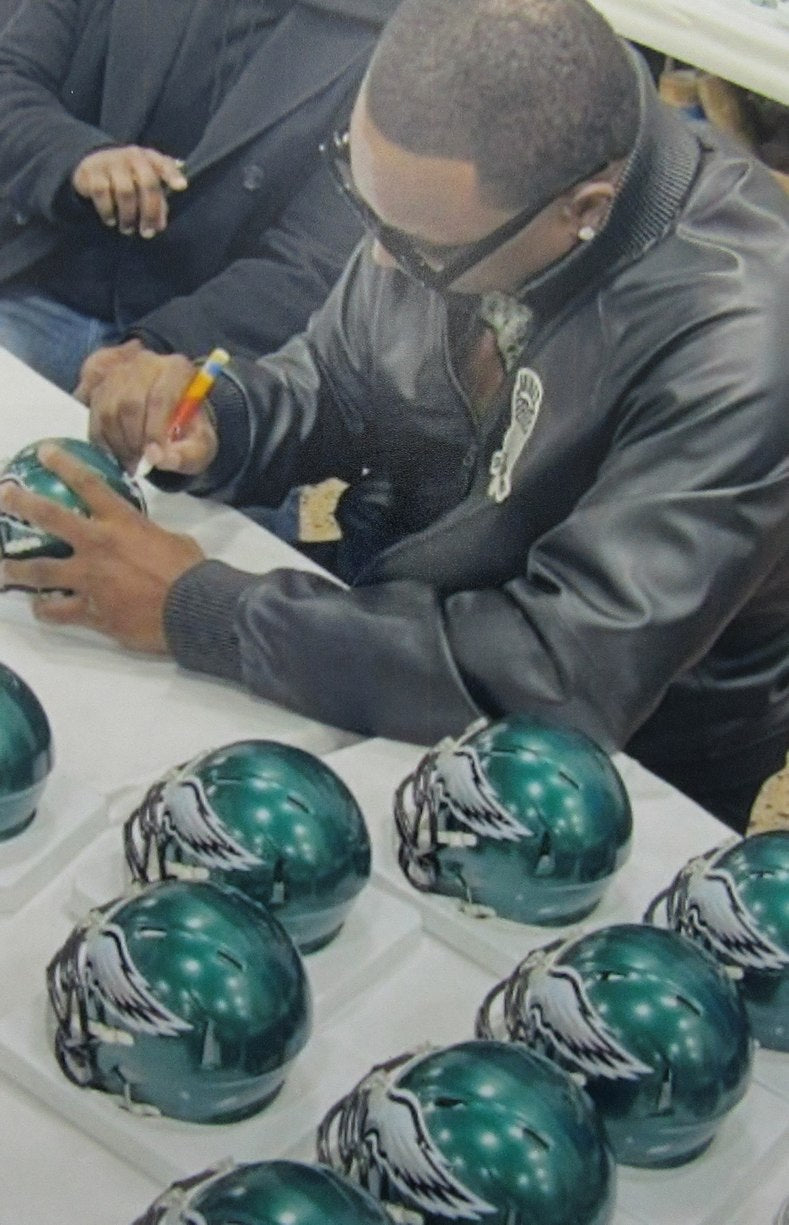 LeSean McCoy Signed/Autographed Eagles Speed Mini Helmet PSA/DNA 193080