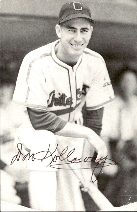 Don Kolloway Chicago White Sox d. 1994 Signed/Auto 3x5  Photo 178525