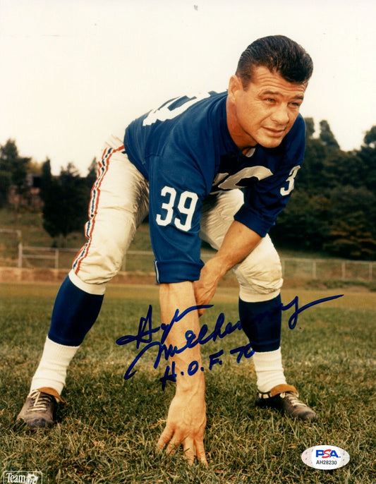 Hugh McElhenny NY Giants HOF Signed/Inscribed 8x10 Photo PSA/DNA 154229