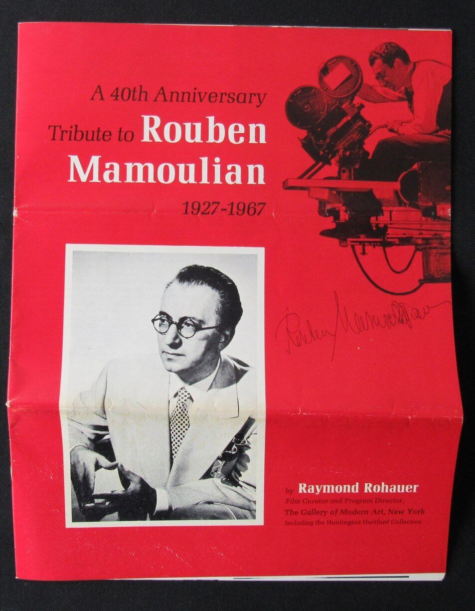 Rouben Mamoulian Director Autographed Magazine Photo PSA/DNA 177052