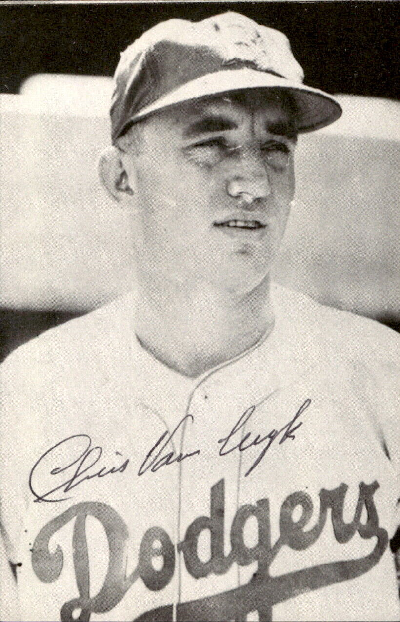 Chris Van Cuyk Dodgers d. 1992 Signed/Autographed 3x5  Photo 179285