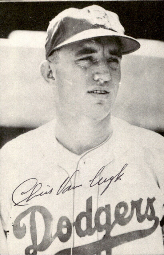 Chris Van Cuyk Dodgers d. 1992 Signed/Autographed 3x5  Photo 179285