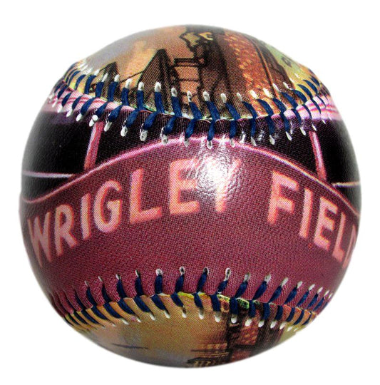 Chicago Cubs Wrigley Field Unforgettaball Artwork Baseball