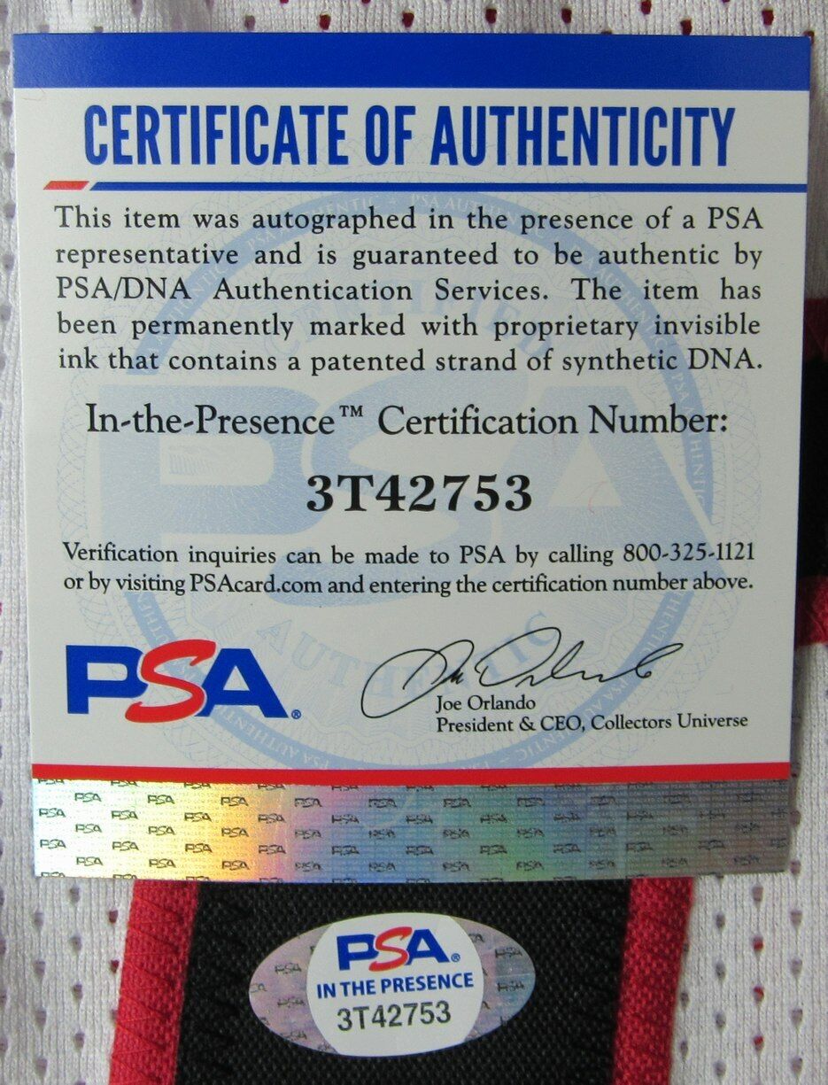 Allen Iverson HOF Signed/Auto 76ers Custom Basketball Jersey PSA/DNA 167218