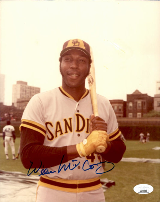 Willie McCovey HOF Signed/Autographed 8x10 Photo San Diego Padres JSA 191213