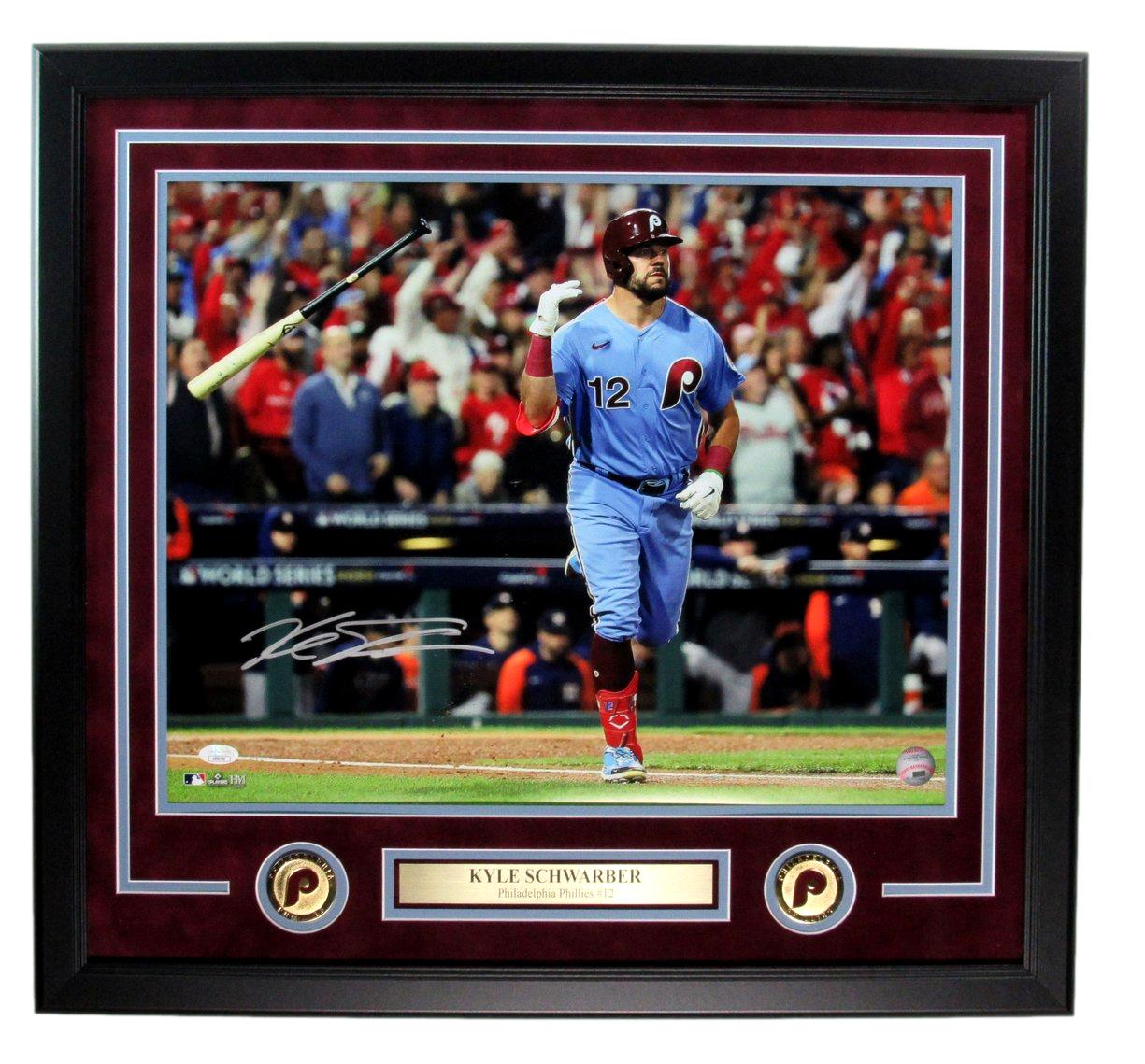 Kyle Schwarber Signed/Auto 16x20 Photo Philadelphia Phillies Framed JSA 191612