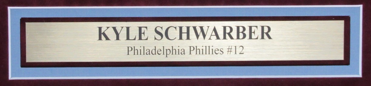 Kyle Schwarber Signed/Auto 16x20 Photo Philadelphia Phillies Framed JSA 191612