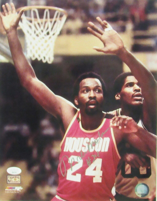 Moses Malone Houston Rockets Signed/Autographed 11x14 Photo JSA 162937