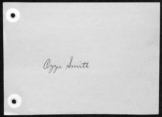 Ozzie Smith HOF Signed/Autographed Vintage 4X6 Album Page Cardinals 191573