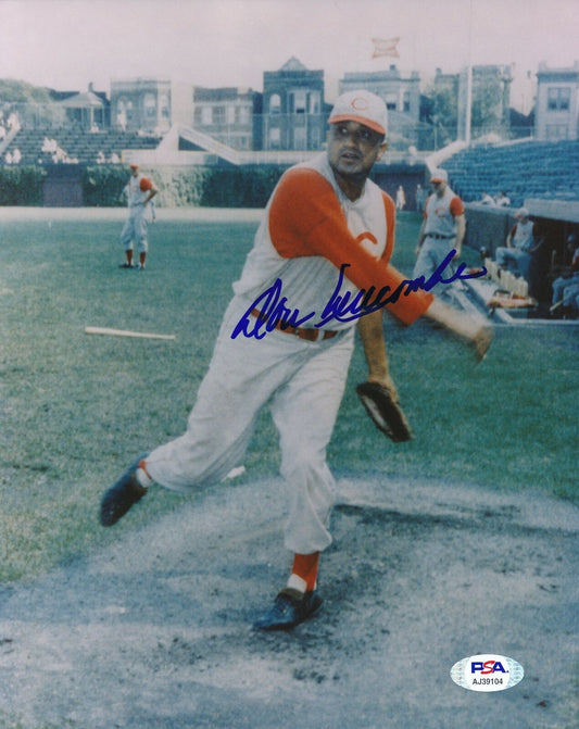 Don Newcombe Cincinnati Reds Signed/Autographed 8x10 Photo PSA/DNA 164297