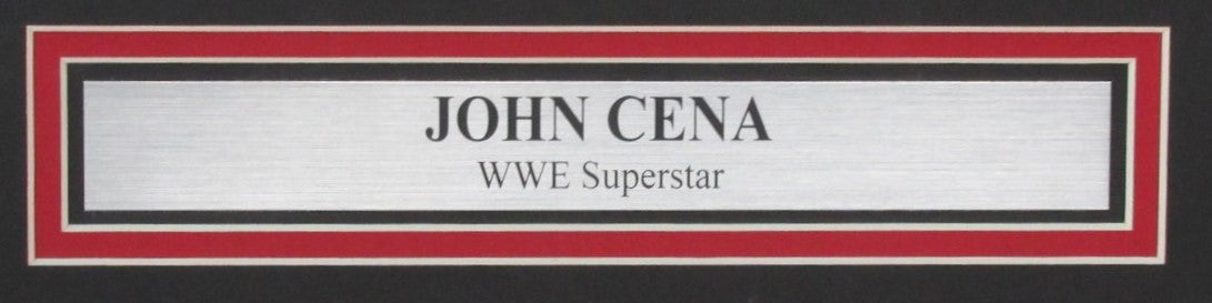 John Cena WWE Superstar Signed/Framed 16x20 JSA 187707