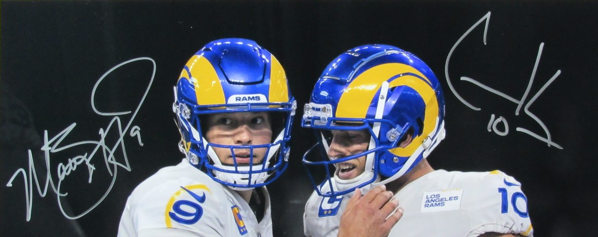 Stafford/Kupp Dual-Signed 16x20 Photo Los Angeles Rams Framed Fanatics 187202