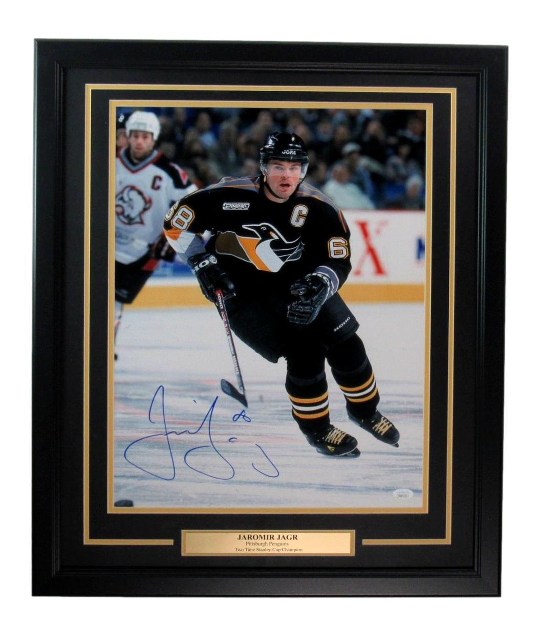 Jaromir Jagr Signed/Auto 16x20 Photo Pittsburgh Penguins Framed JSA 188787