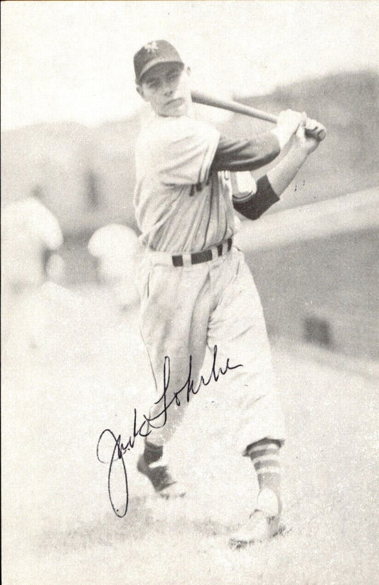 Jack Lohrke NY Giants d. 2009 Signed/Autographed 3x5  Photo 178569
